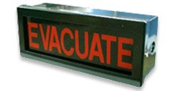 Evacuate Sign