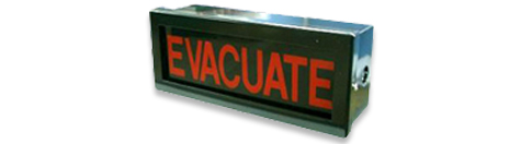 Evacuate Sign